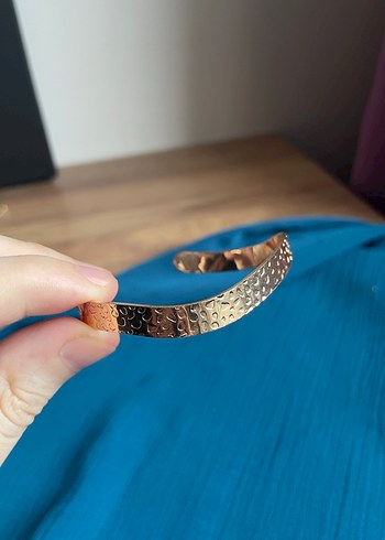 Parlak Altın Renkli  Bileklik - Görsel 3