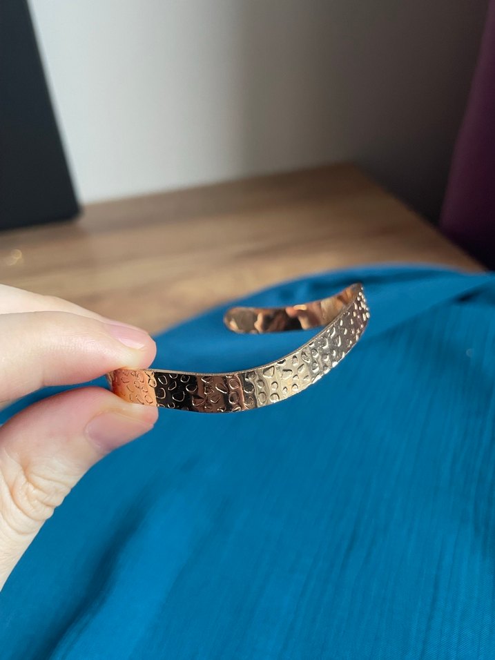 Parlak Altın Renkli  Bileklik - Görsel 3