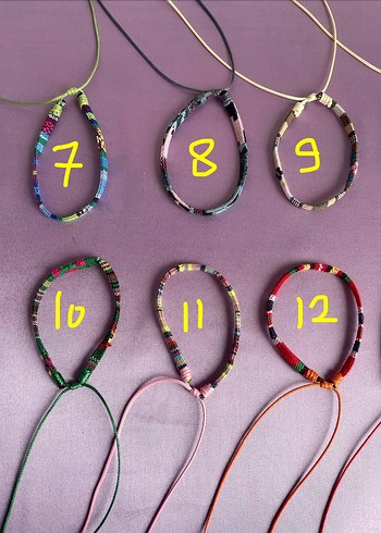 Renkli Bohem Elastik Sörfçü Unisex Bileklikler - Görsel 4