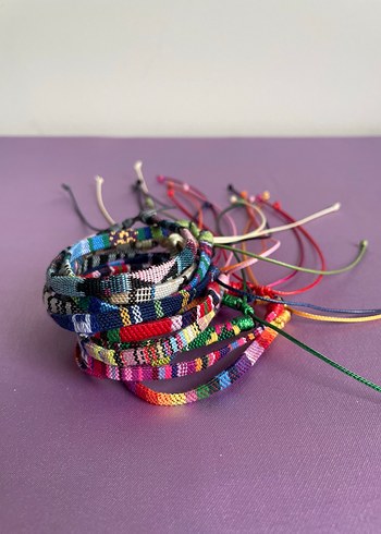 Renkli Bohem Elastik Sörfçü Unisex Bileklikler - Görsel 2