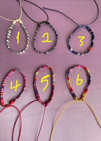 Renkli Bohem Elastik Sörfçü Unisex Bileklikler - Görsel 3