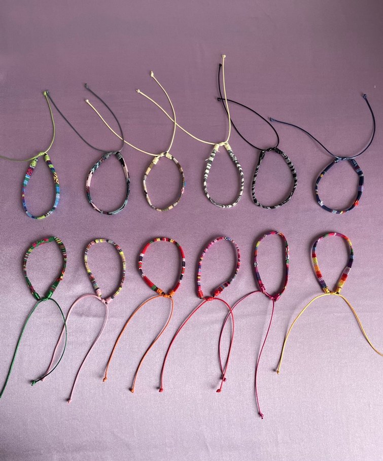 Renkli Bohem Elastik Sörfçü Unisex Bileklikler - Görsel 5