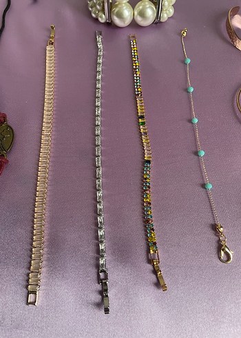 Boncuklu Mor Bohem Kız Çocuk Aksesuarları - Görsel 7