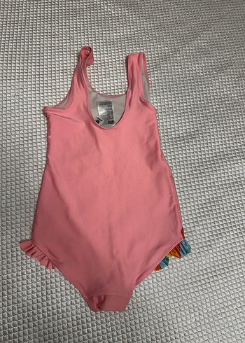 H&M Pembe Baskılı Kız Çocuk Mayo
