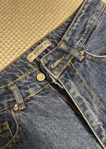 xs Beden mavi Renk Kadın Mavi Normal Boy Denim Jean