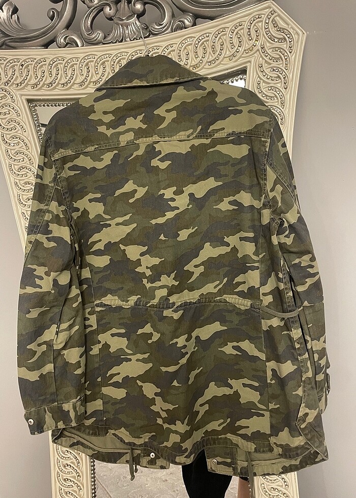 Mango kamuflaj ceket - Görsel 4