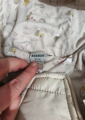 Kız Bebek Beyaz Kapüşonlu Tulum - Görsel 5