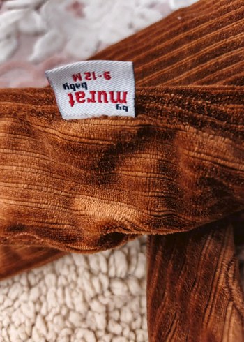 Kahverengi Kürklü Bebek Kayak Tulumu - Görsel 4