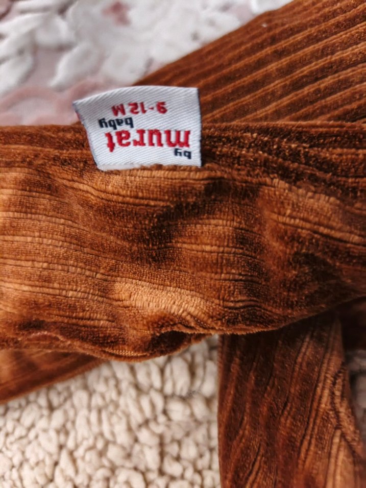 Kahverengi Kürklü Bebek Kayak Tulumu - Görsel 4