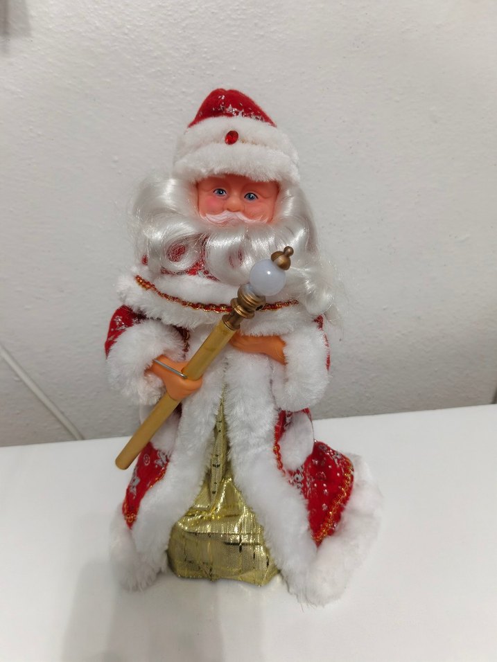 Renkli Beyaz Noel Baba Figürü - Görsel 4