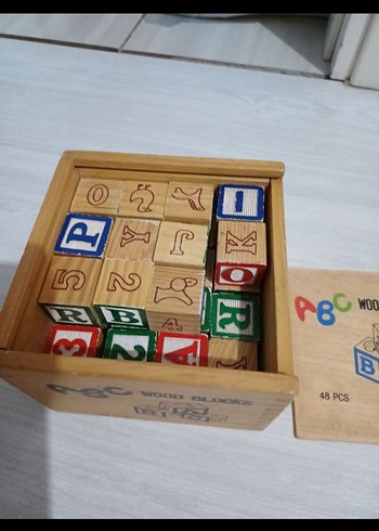 48 Parça Renkli Ahşap Bloklar - Görsel 2