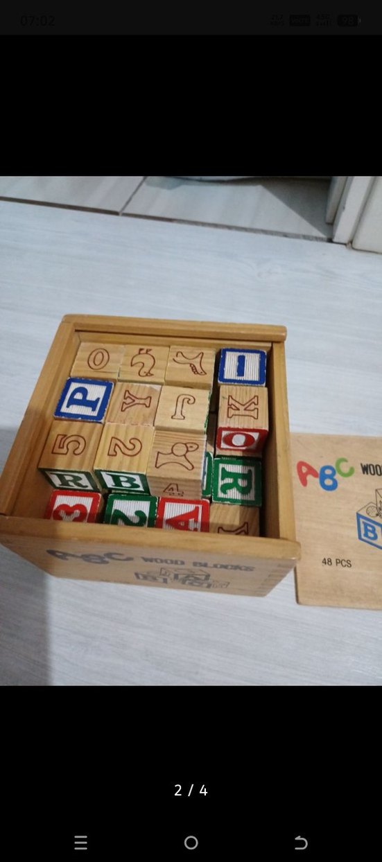 48 Parça Renkli Ahşap Bloklar - Görsel 2