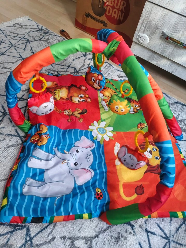Renkli Bebek Oyun Halısı - Görsel 2