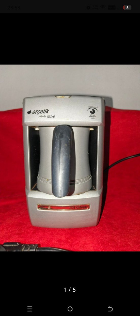 Arçelik Mini Telve Gri Türk Kahvesi Makinesi - Görsel 3