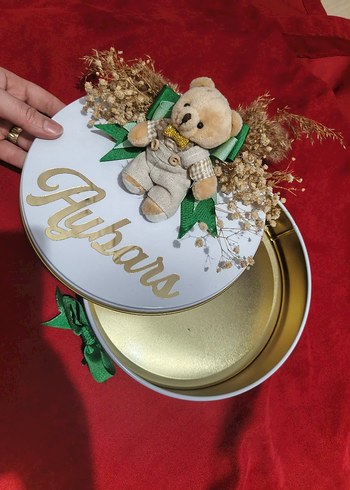 Aybars Yazılı Beyaz Dekoratif Kutu - Görsel 4