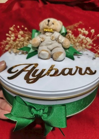 Aybars Yazılı Beyaz Dekoratif Kutu - Görsel 3