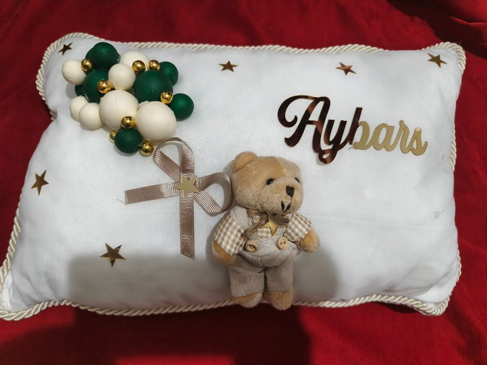 Aybars Yazılı Beyaz Dekoratif Kutu - Görsel 5