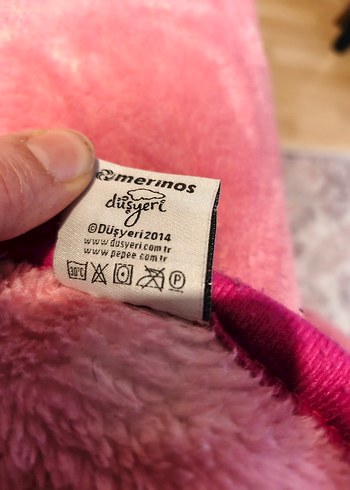 Çocuklar için renkli pembe baskılı battaniye - Görsel 2