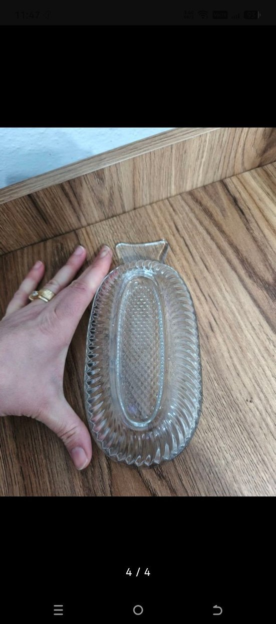 Bej Parlak Cam Kek Kalıbı - Görsel 4