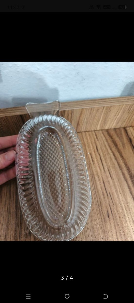 Bej Parlak Cam Kek Kalıbı - Görsel 3