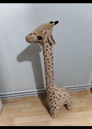 Uzun Boyunlu Kahverengi Zürafa Peluş Oyuncak - Görsel 3