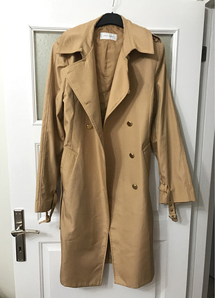 Krem rengi 46 beden Trenchcoat