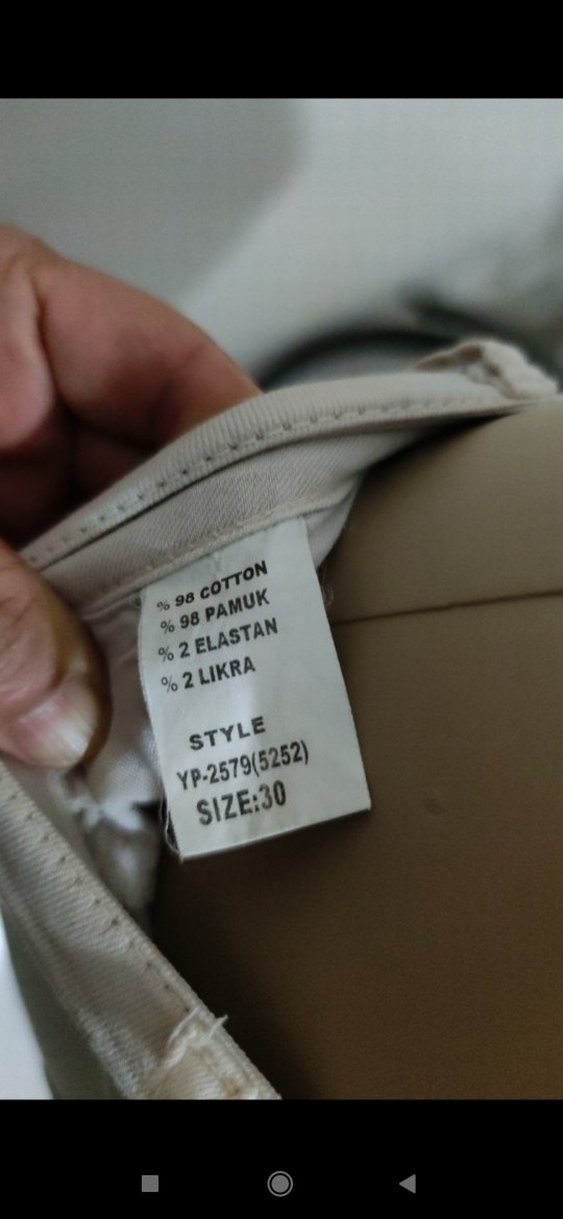 Beyaz Kadın Pamuklu Cigarette Pantolon - Görsel 5