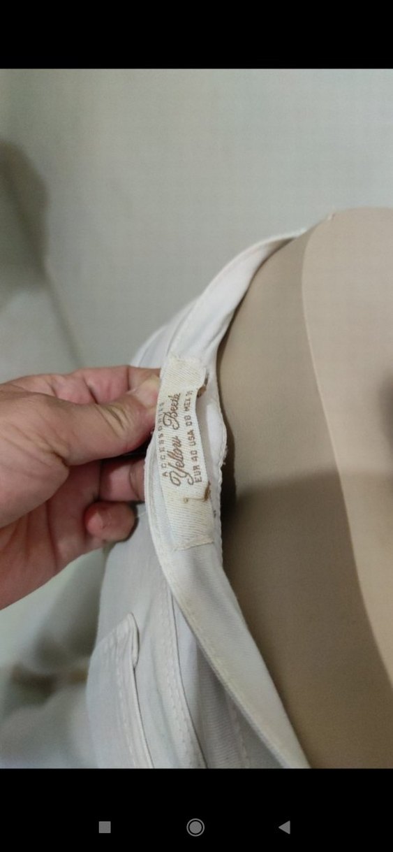 Beyaz Kadın Pamuklu Cigarette Pantolon - Görsel 4