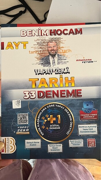 Benim hocam yayınları ayt tarih branş denemesi