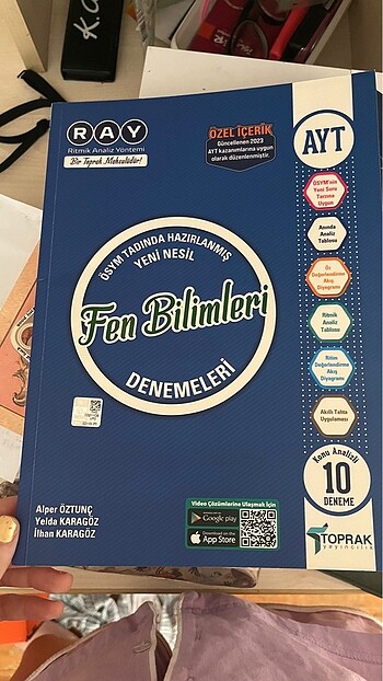 Toprak yayınları 2023 basın ayt fen branş denemeleri