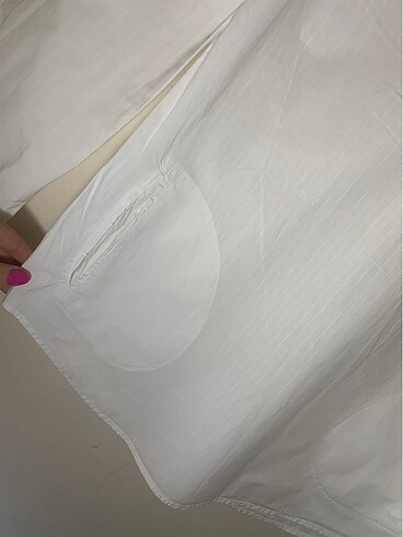 m Beden beyaz Renk #gömlek #massimodutti