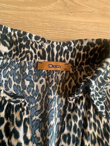 xl Beden kahverengi Renk #leopar #gömlek