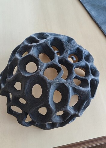 Beden gri Renk Stoneware Çamurlu Hande Made Aksesuar
