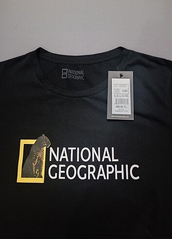 National Geographic Siyah Tişört