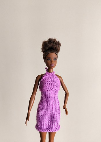 Beden Renk barbie Bebek Elbisesi