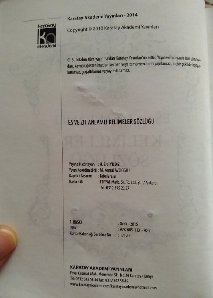 Sözlük (eş ve zıt anlam) - Görsel 3