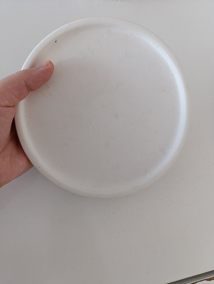 Beyaz Düz Tabak - Görsel 2