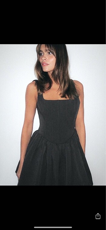 Zara antrasit elbise