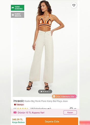 Trendyol wide leg Jean