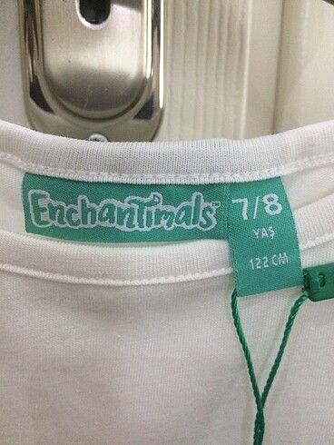 7 Yaş Beden Enchantimals 7-8 yaş sıfır etiketli penye