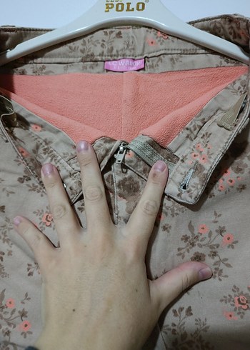 Kız çocuk içi polarlı pantolonla - Görsel 6