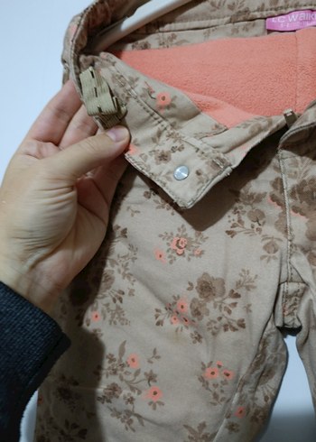 Kız çocuk içi polarlı pantolonla - Görsel 7