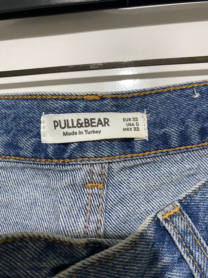 Kadın Mavi Kemer Detaylı Kot Şort - Görsel 2