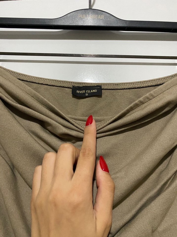 Drapeli Keten Hamile crop - Görsel 3