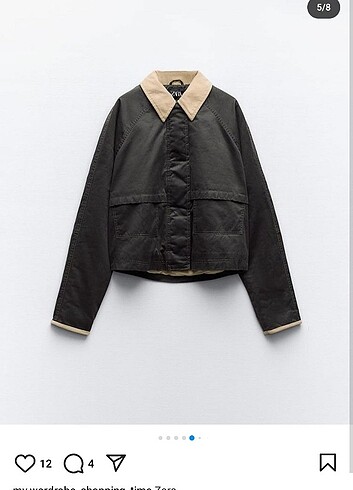 Zara geçen sezon mumlu ceket