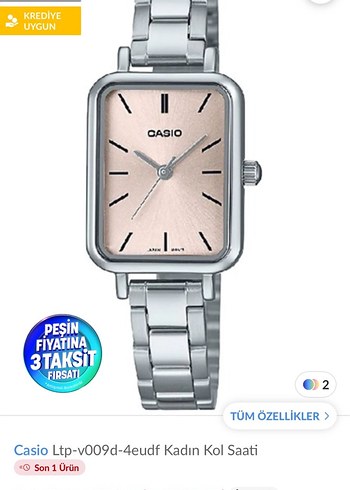 Casio Kadın Kol Saati Bej Kadranlı Minimalist