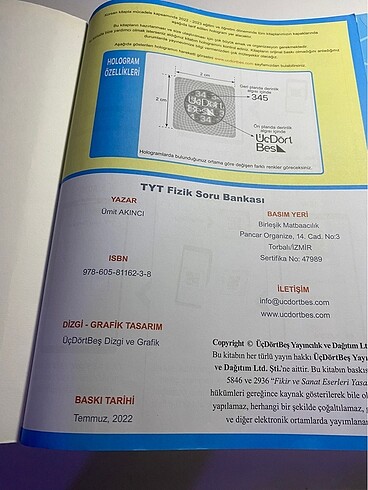 345 tyt fizik
