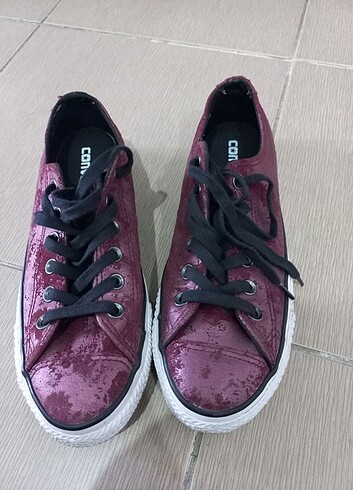 38 Beden bordo Renk Bordo converse