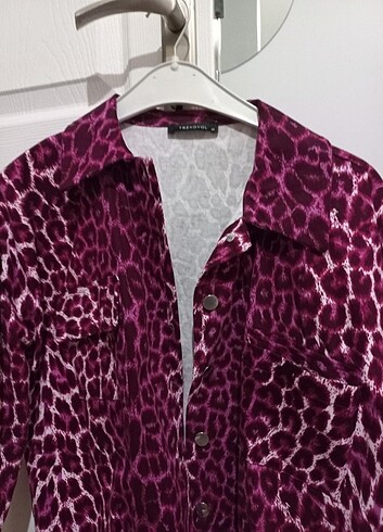 40 Beden pembe Renk Leopar ceket