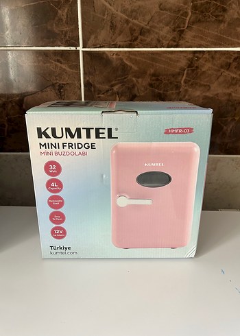 Beden Kumtel Mini Buzdolabı HMFR-03 Pastel Pembe 4L